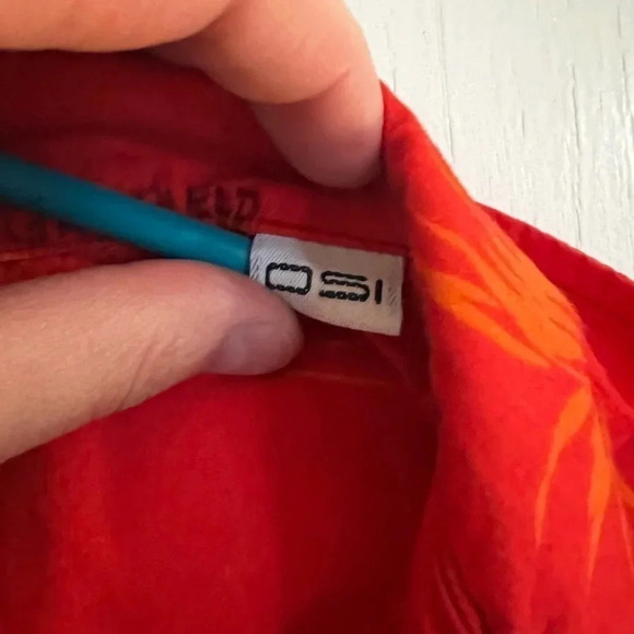 OSI Colorful Rooster Button Down Size Large - Picture 3 of 4